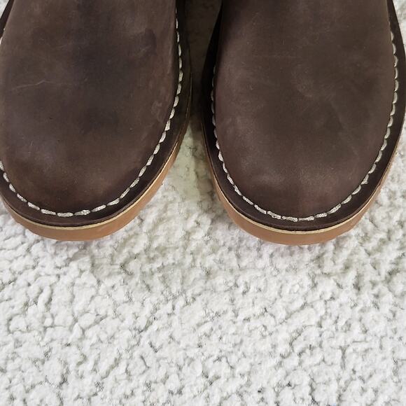 Women's L.L.Bean Stonington Chelsea Boots brown suede size 8.5 m - Picture 5 of 7